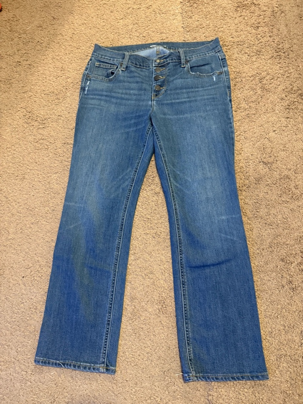 Old Navy Women's Medium Blue Flare Ankle